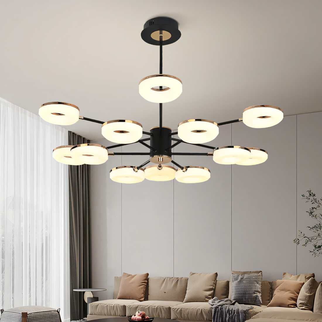 Futuristic chandeliers are innovative lighting fixtures that go beyond traditional designs, incorporating advanced technologies, unconventional materials, and groundbreaking concepts.