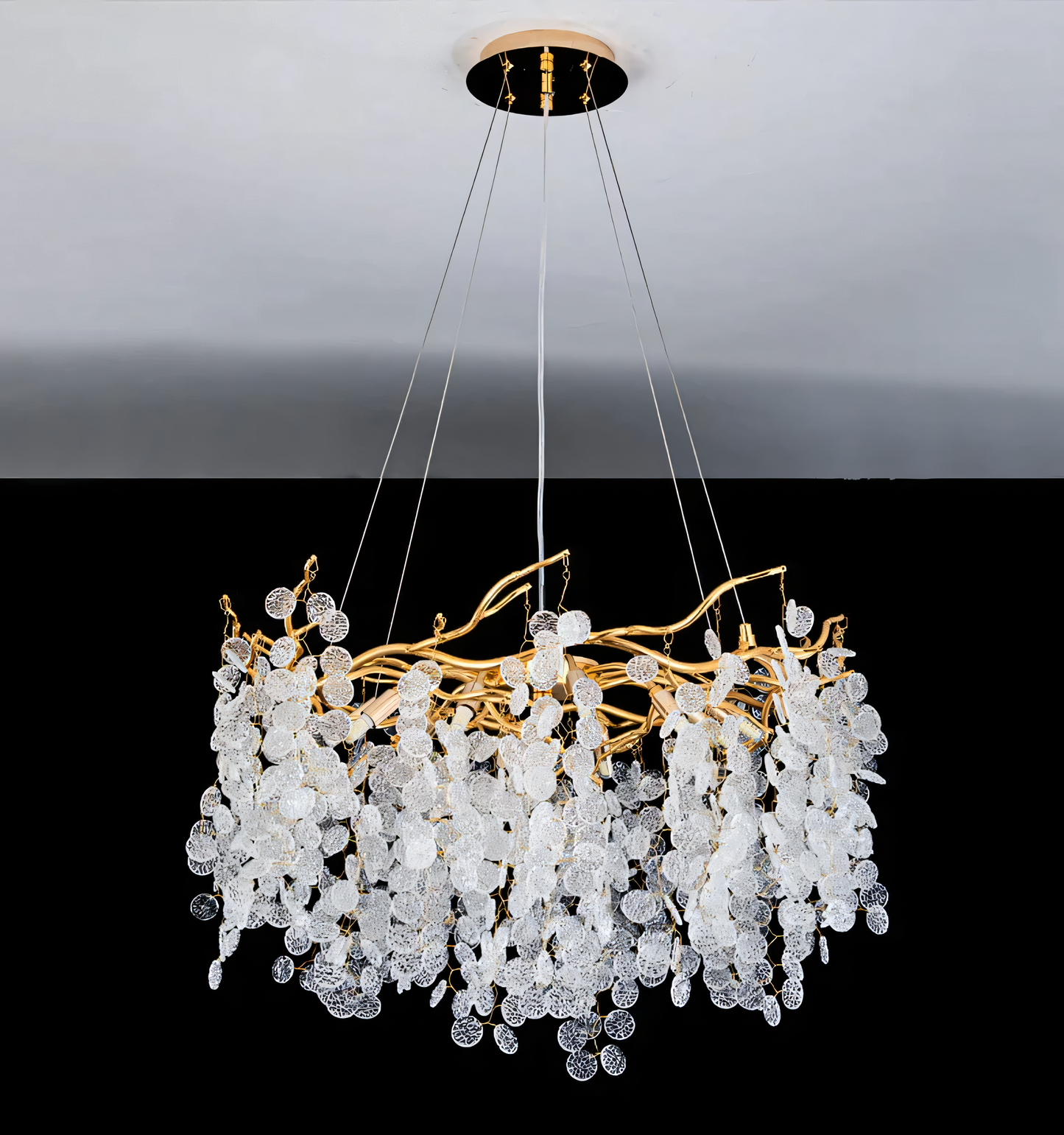 Captivating Biomorphic Chandelier Design