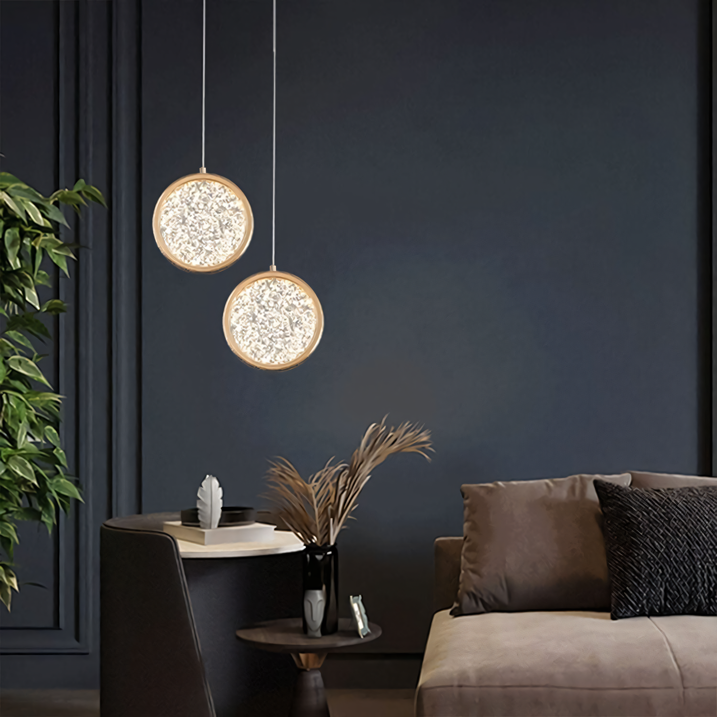 Timeless Elegance of the Moon Forge Pendant Light