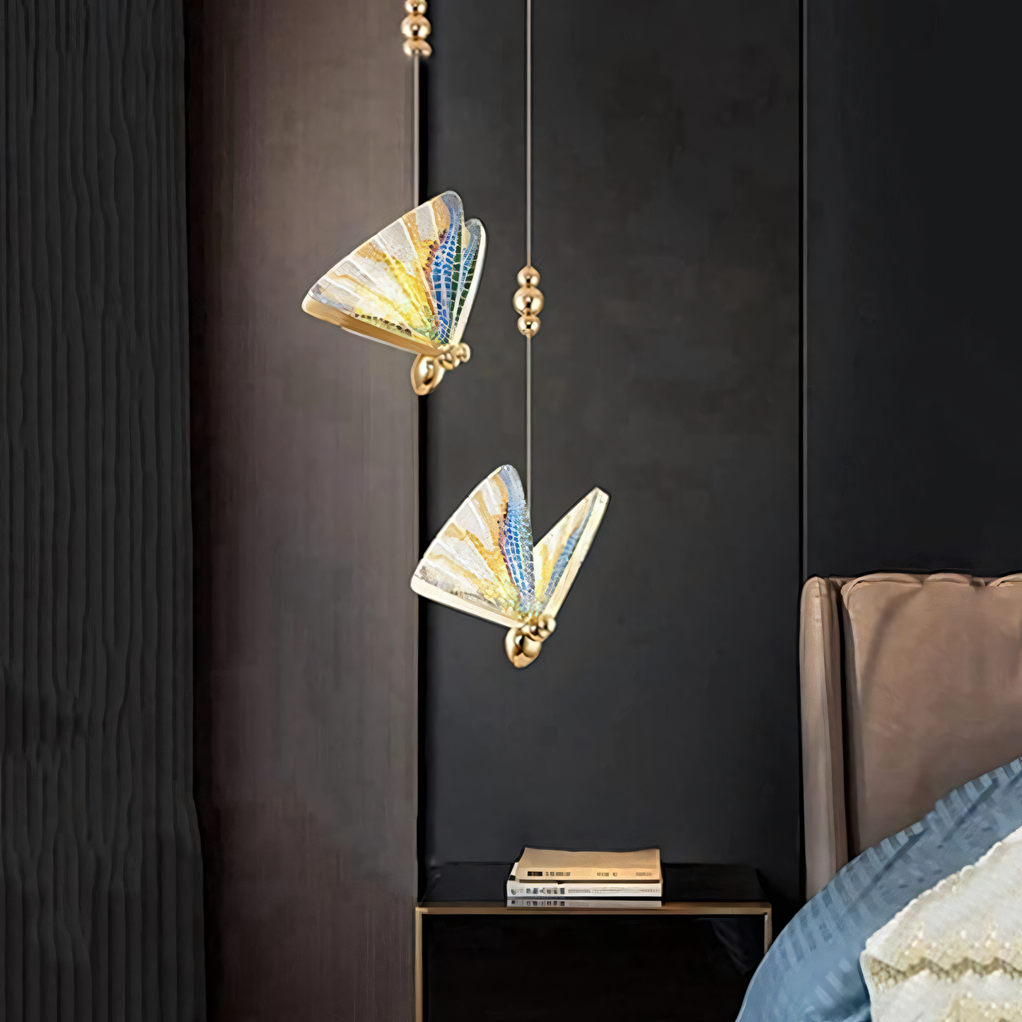 Mesmerizing display of the Butterfly of Paradise Hanging Light