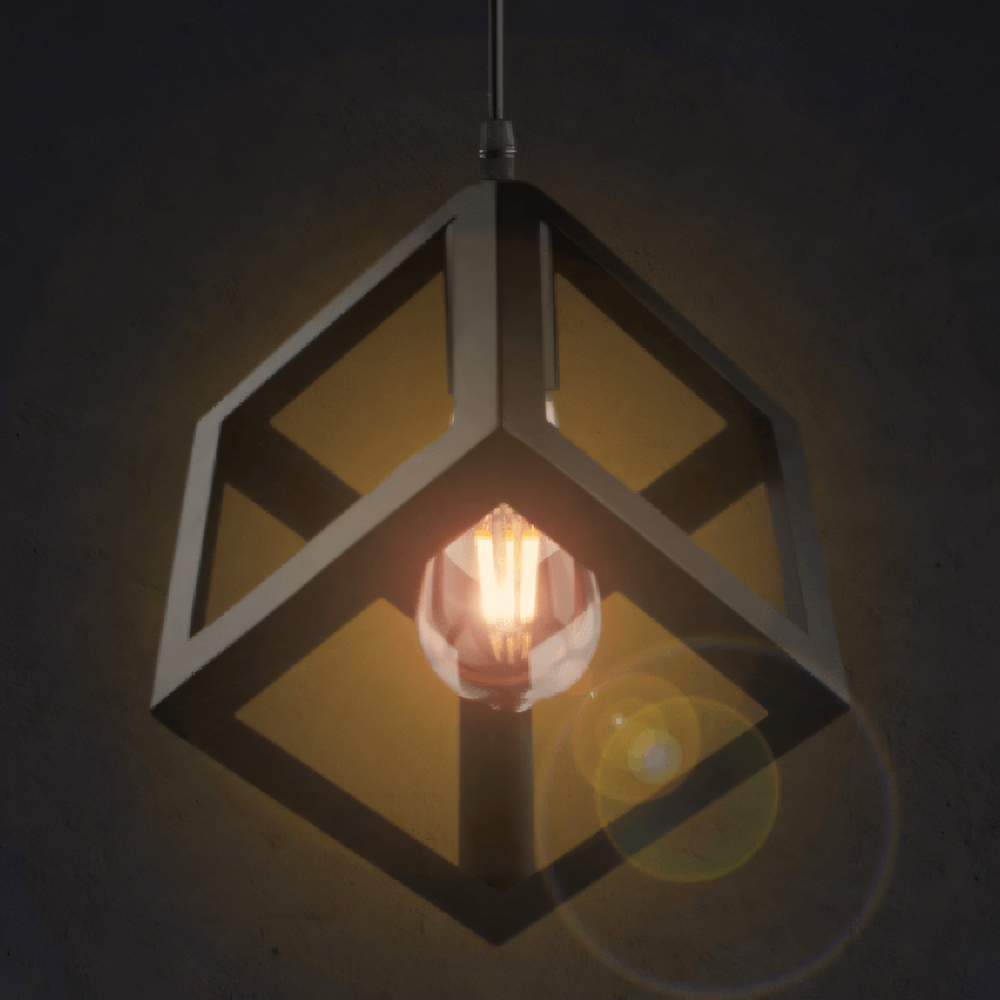 Minimalist yet sophisticated chandelier that creates a mesmerizing play of light