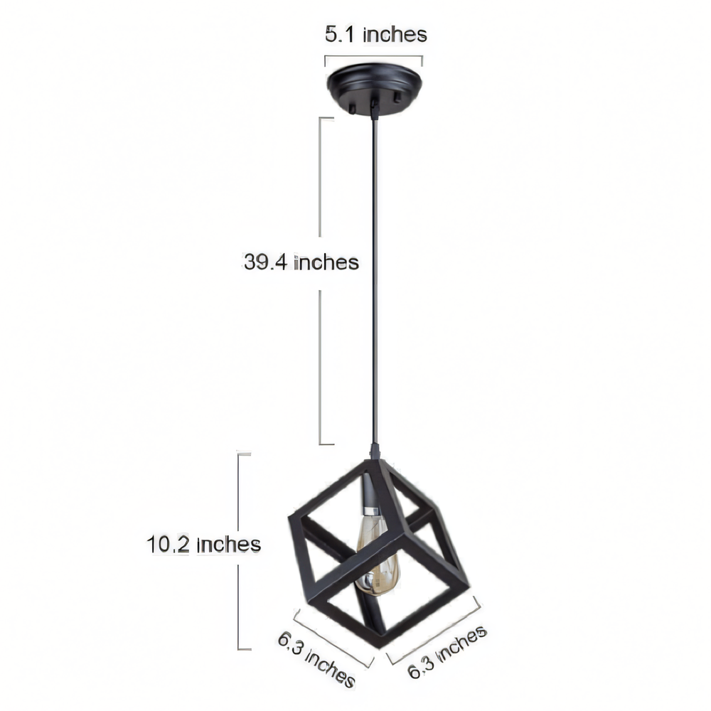 Sleek and innovative cube-shaped chandelier for chic conference rooms