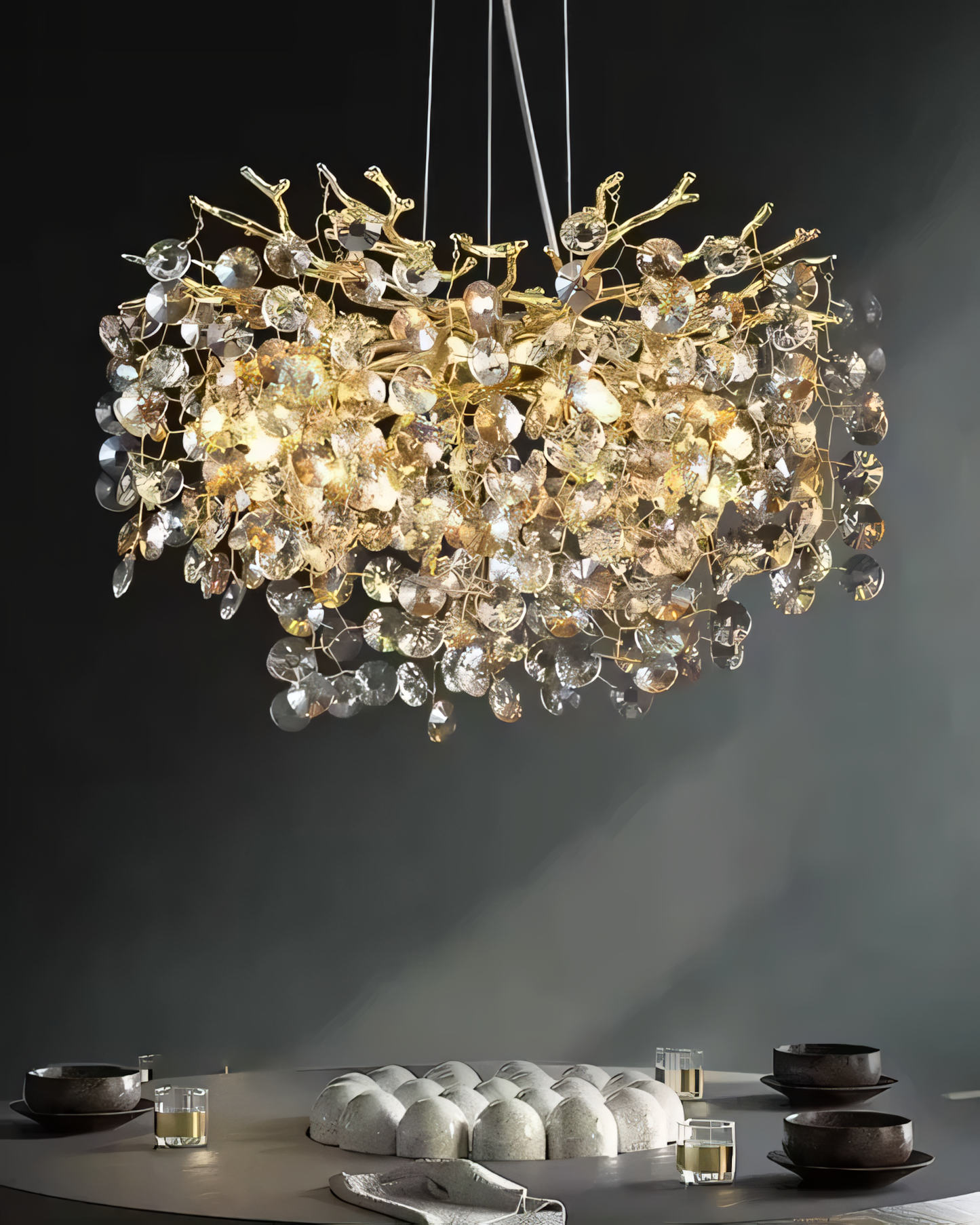 Crystal Branch Chandelier