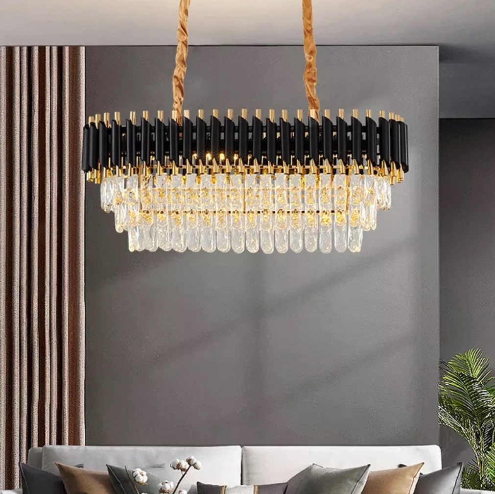 Refined dining room or hotel lobby chandelier