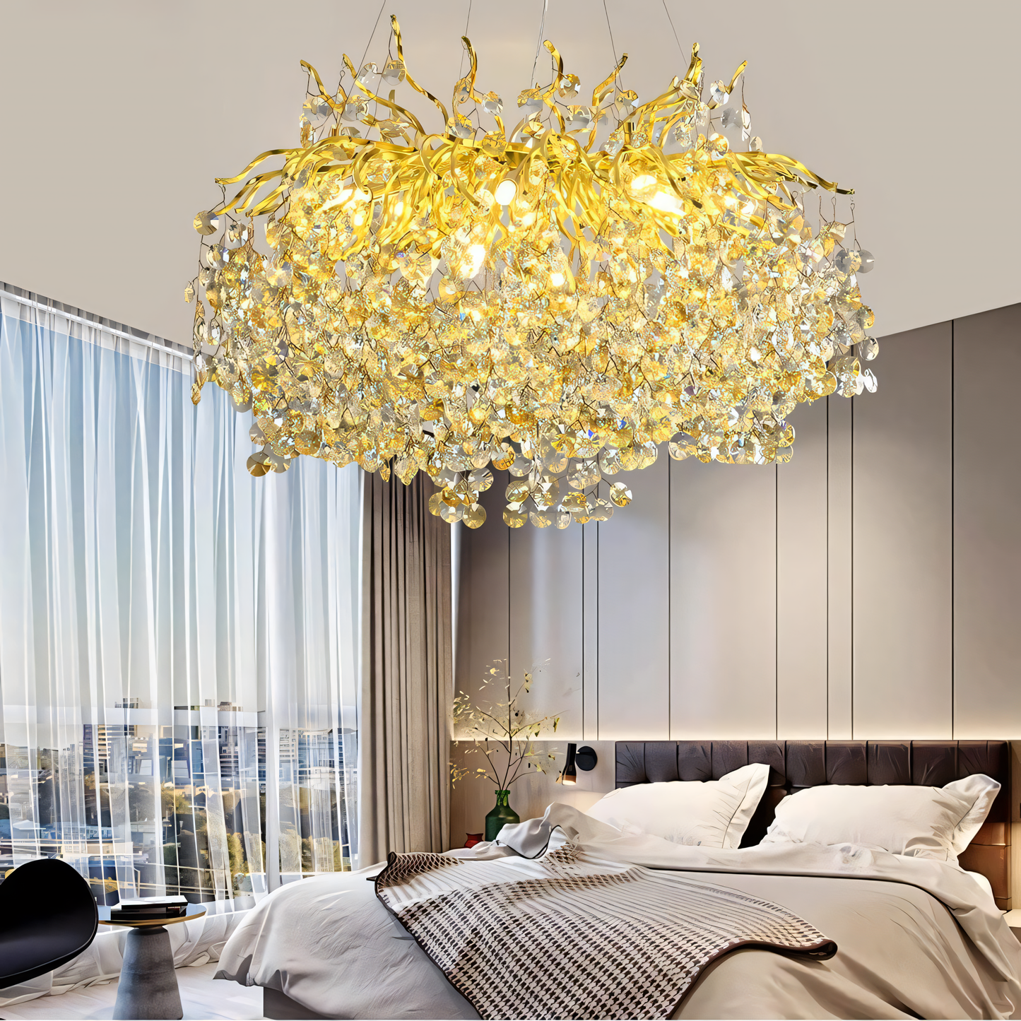 Crystal Branch Chandelier
