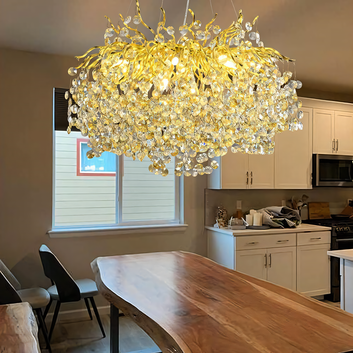 Crystal Branch Chandelier