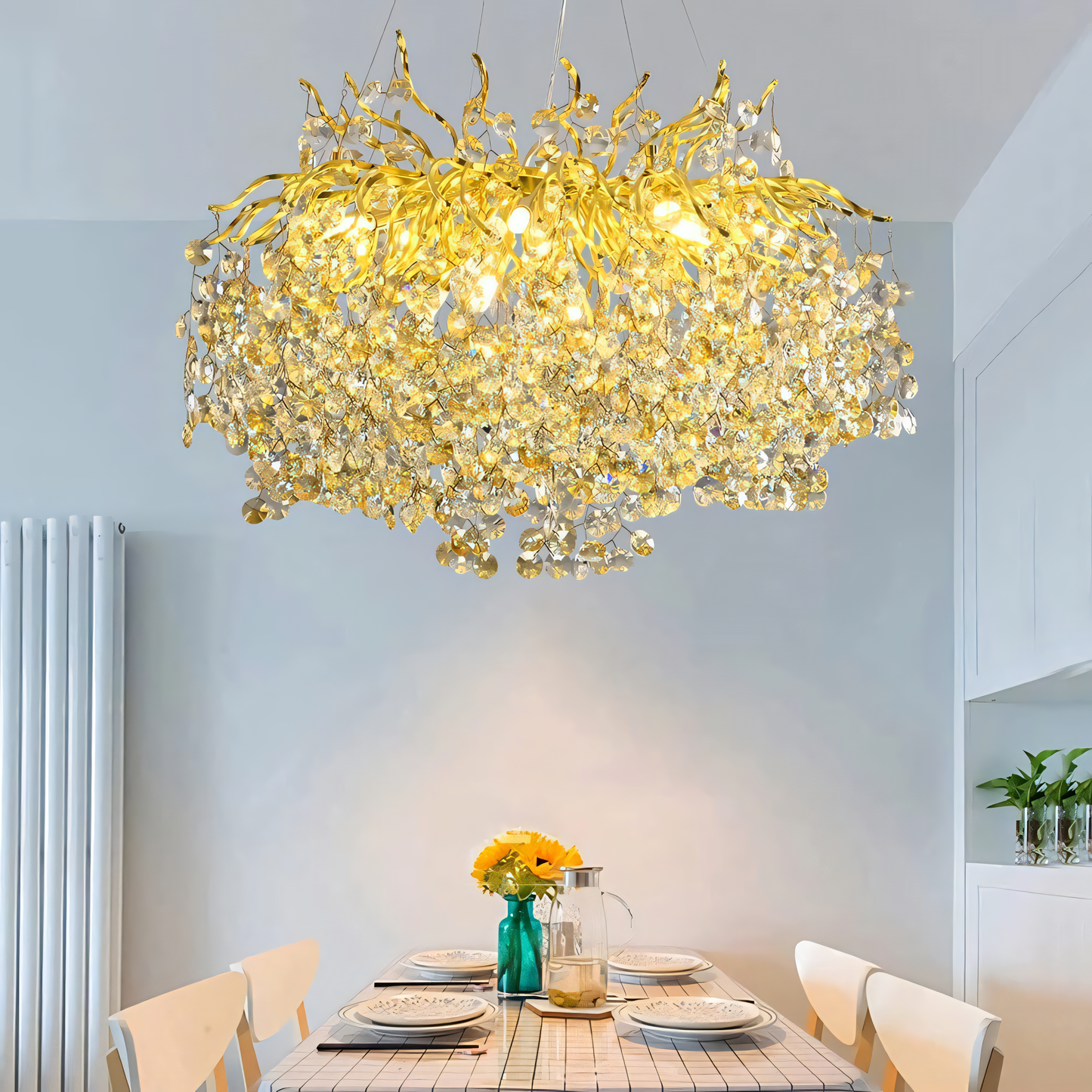 Crystal Branch Chandelier