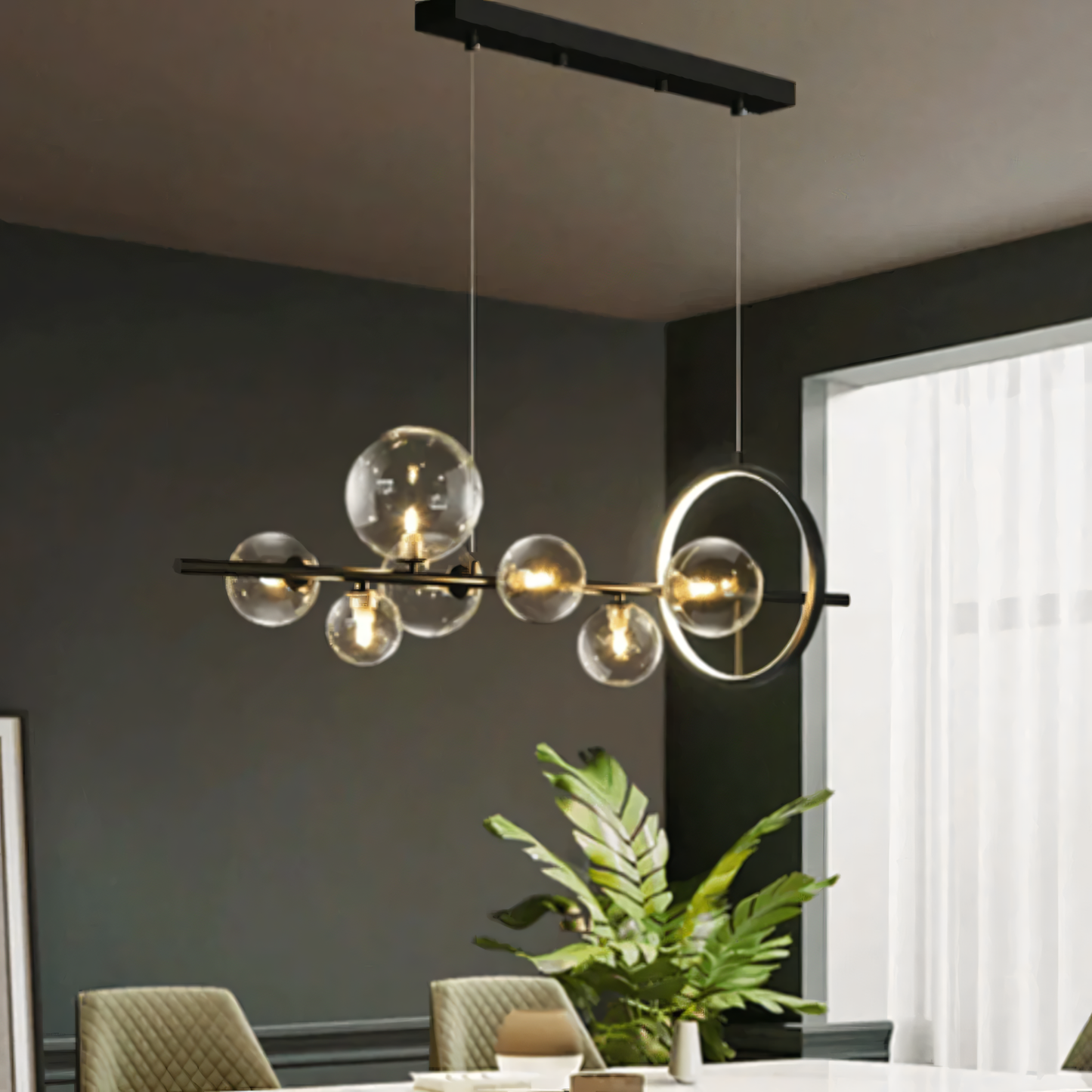 Organic, fluid shapes inspired by the natural beauty of the ocean