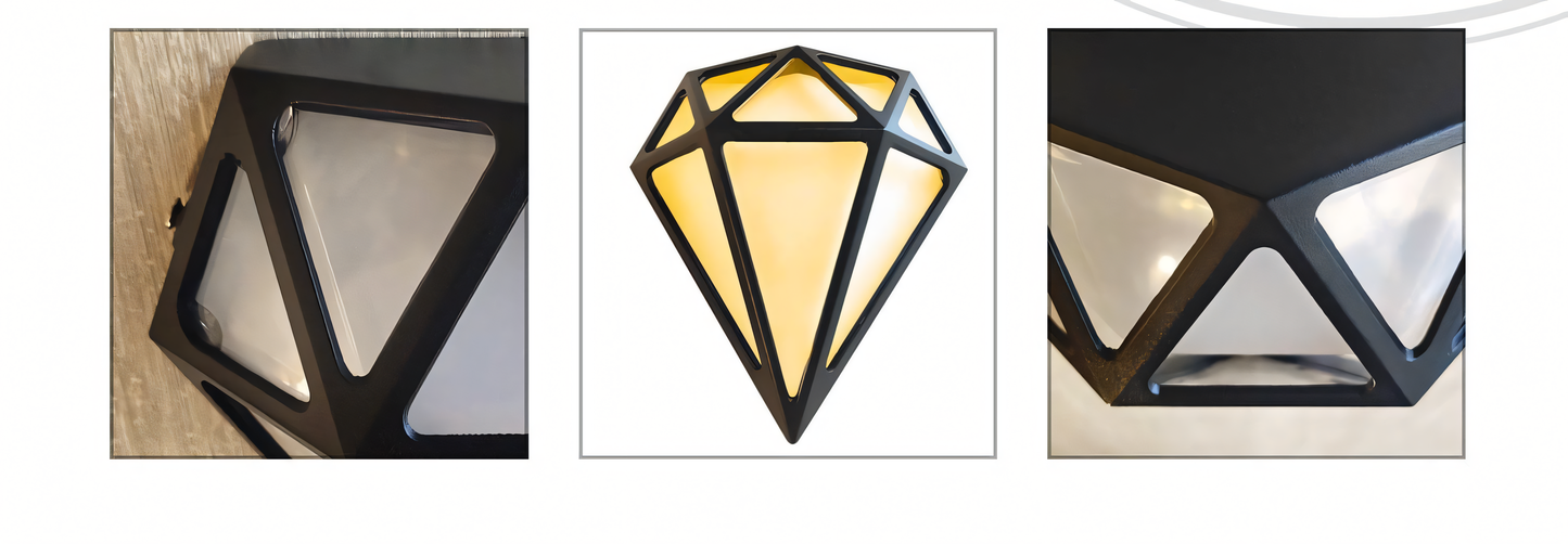 Diamond Shape Facade Light, Enchanted Guardian Lantern