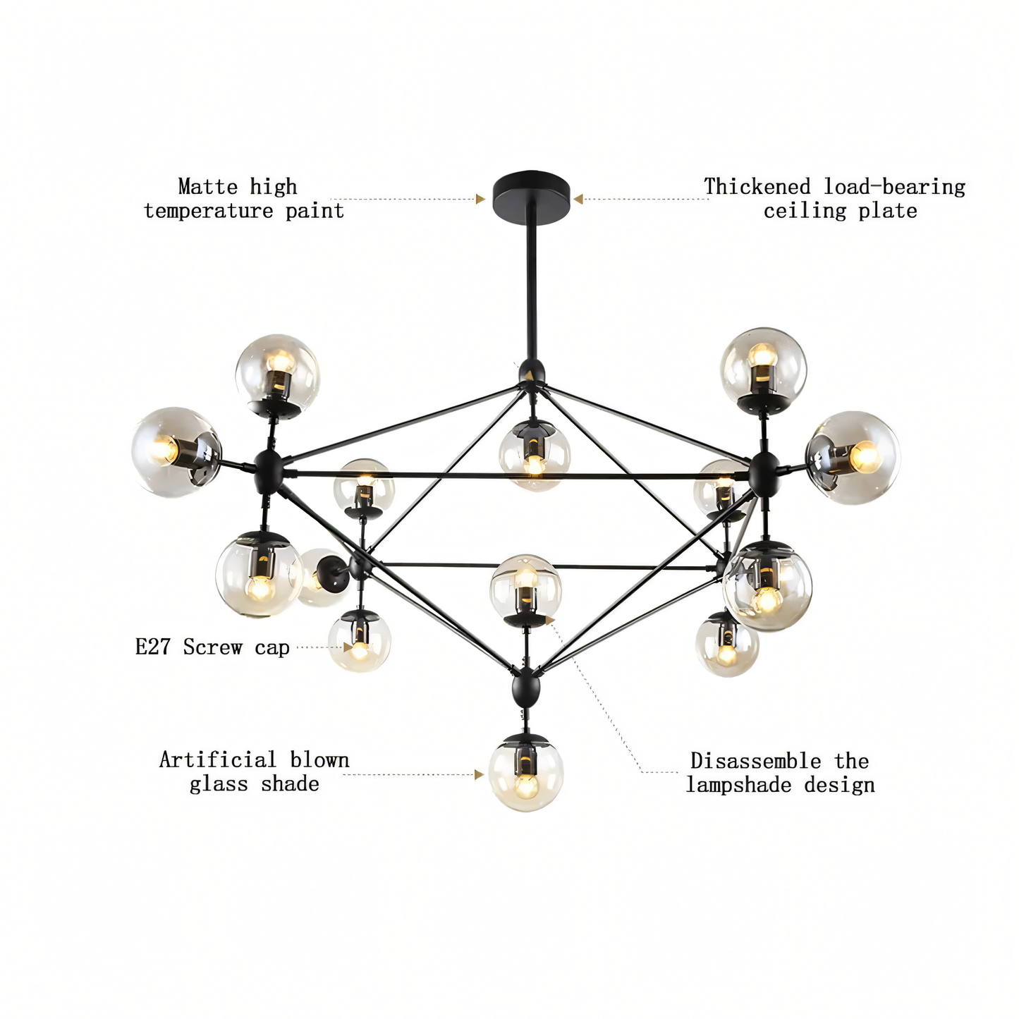 Blend of innovation and timeless elegance in one chandelier