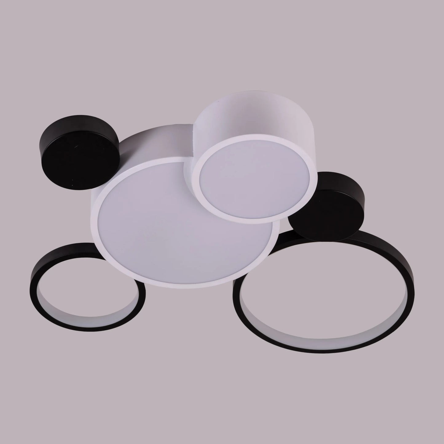 Heat Wave (Medium, White, Dimmable LED with Remote Control) Ceiling Light