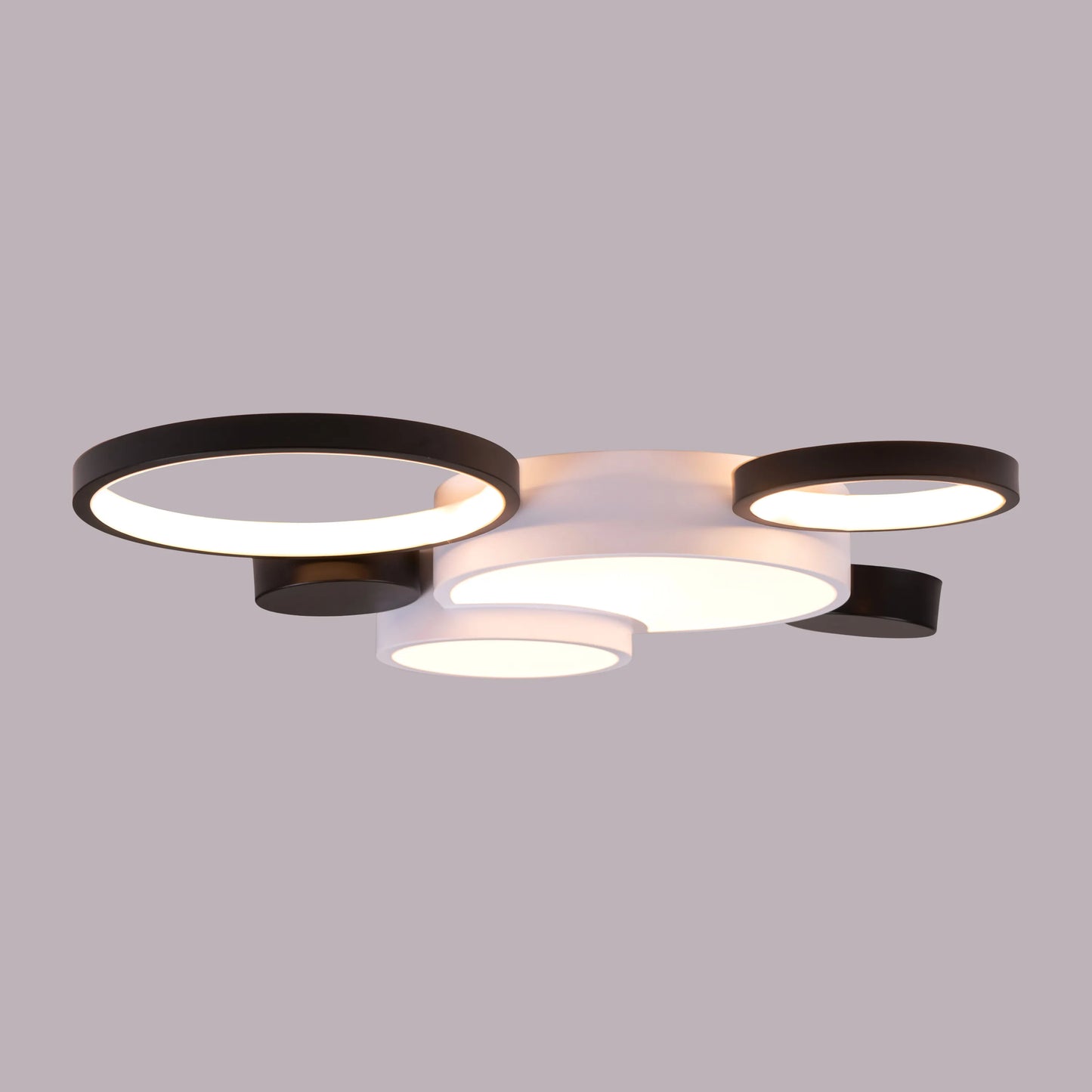 Heat Wave (Medium, White, Dimmable LED with Remote Control) Ceiling Light