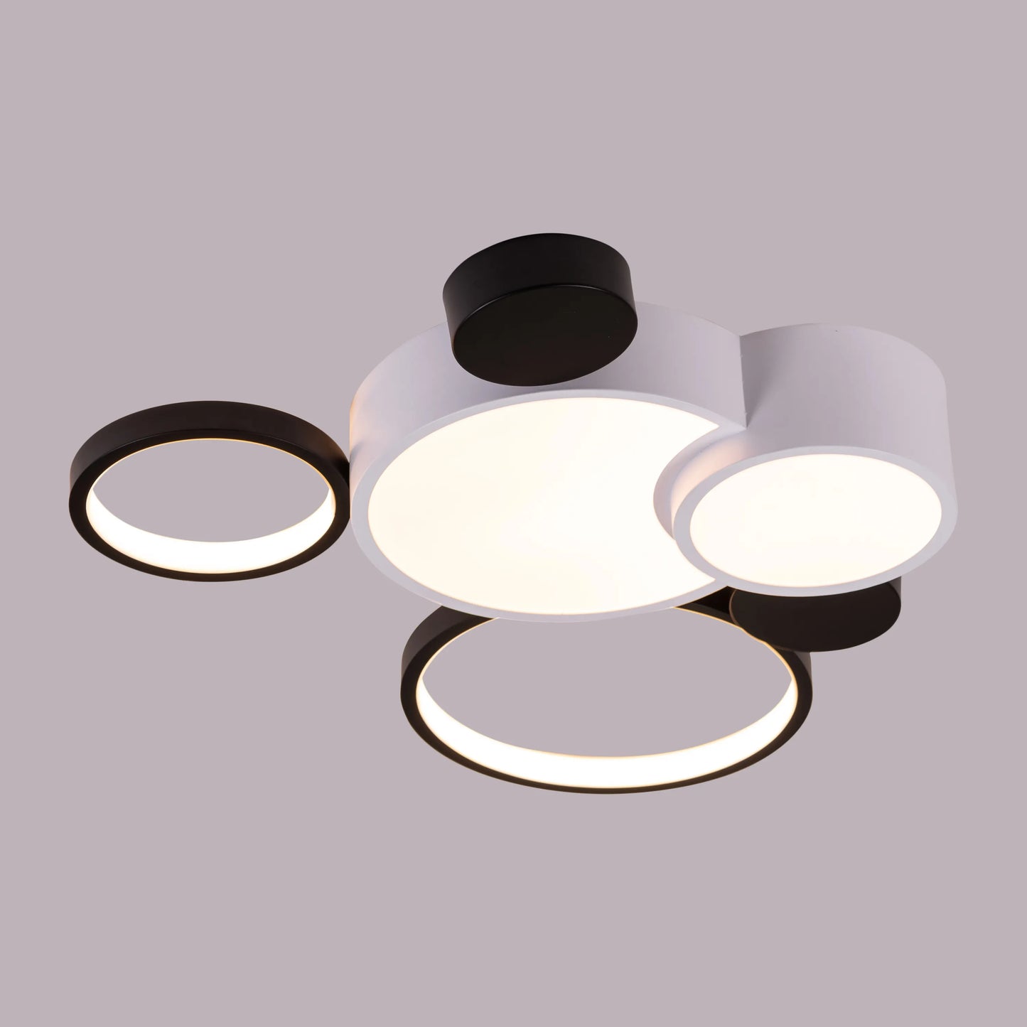 Heat Wave (Medium, White, Dimmable LED with Remote Control) Ceiling Light