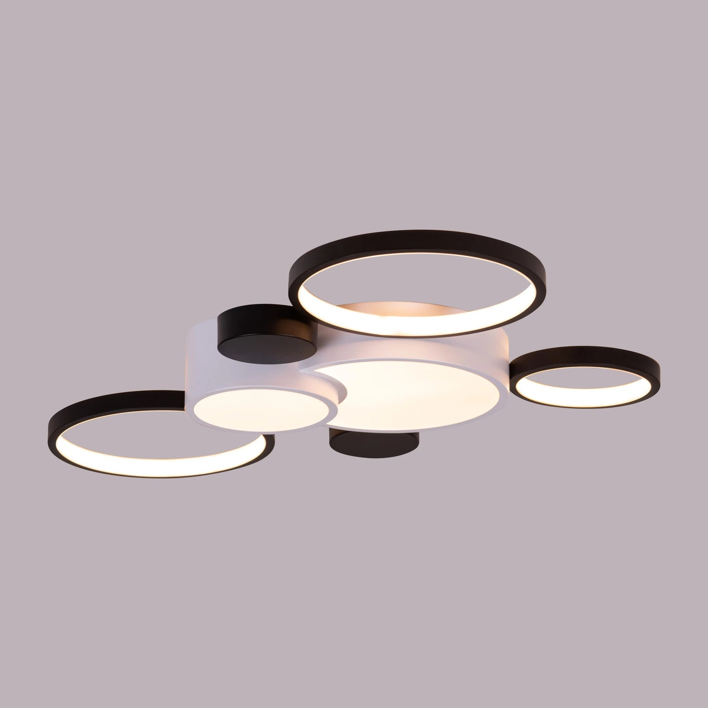 Heat Wave (Large, White, Dimmable LED with Remote Control) Ceiling Light