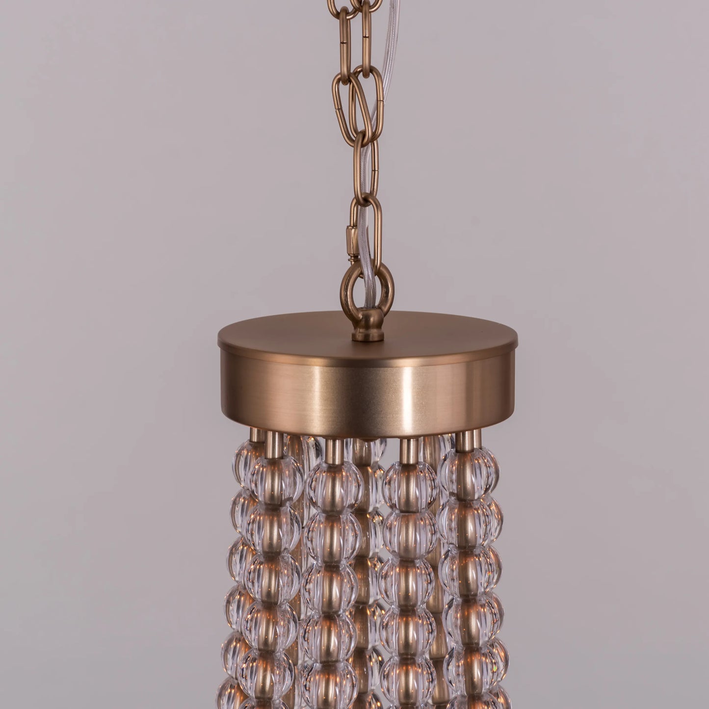 King's Gambit (Large, Gold) Crystal Chandelier