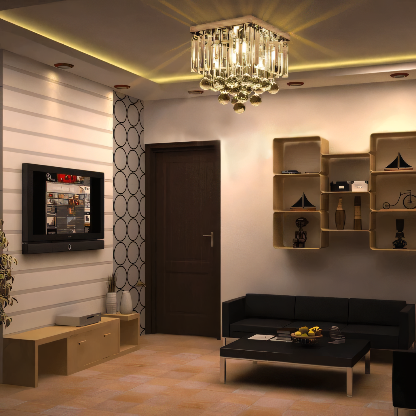 Exceptional craftsmanship and design in contemporary flush mount