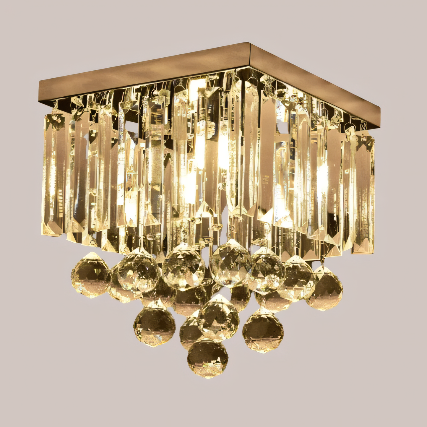 Captivating modern crystal chandelier for luxury apartment