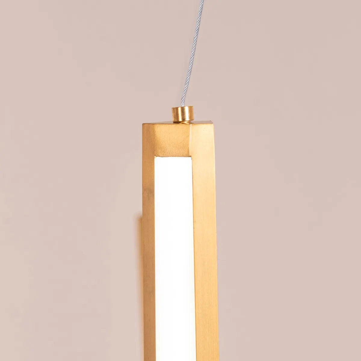 Table For Two (Medium, Gold, 3 Color Dimmable LED with Remote Control) Chandelier