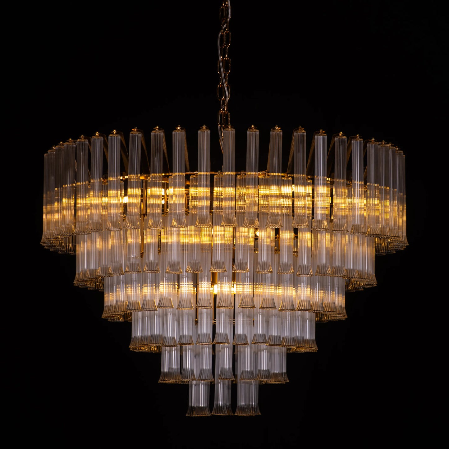 Lived It Twice Clear Glass Chandelier