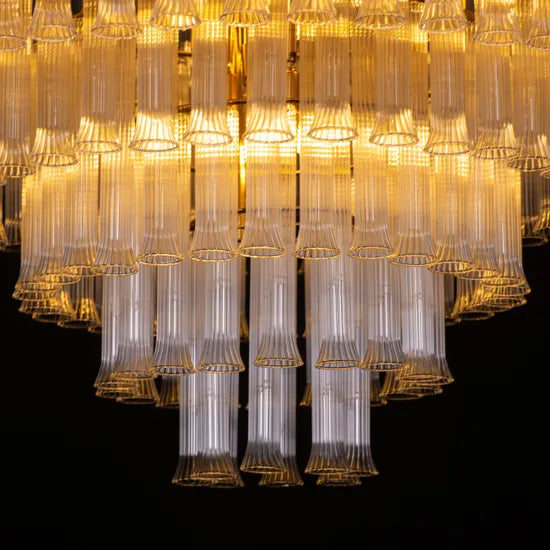 Lived It Twice Clear Glass Chandelier