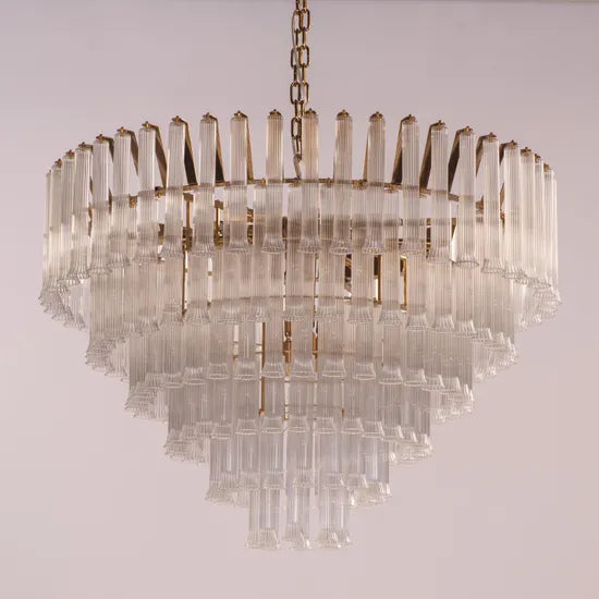 Lived It Twice Clear Glass Chandelier