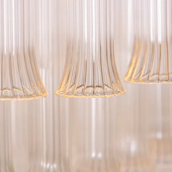Lived It Twice Clear Glass Chandelier