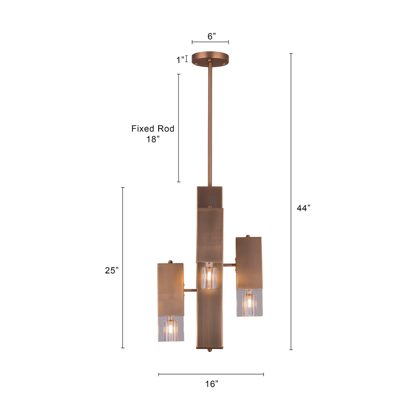 Alter Ego Crystal Chandelier: A small, gold-finished chandelier adorned with sparkling crystals.