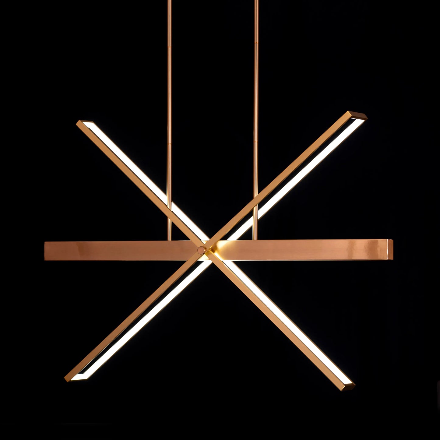 Pack Your Bags (Large, Gold, Dimmable LED With Remote Control) Chandelier