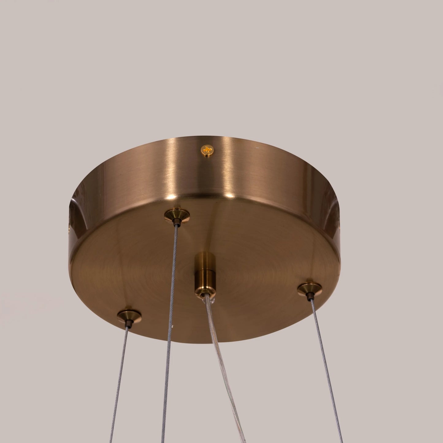Glowed Up (Gold, Dimmable LED with Remote Control) Chandelier