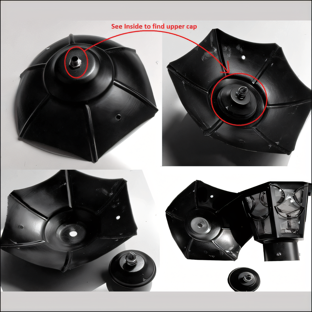 Captivating play of light and shadow created by the Decorative Gate Light