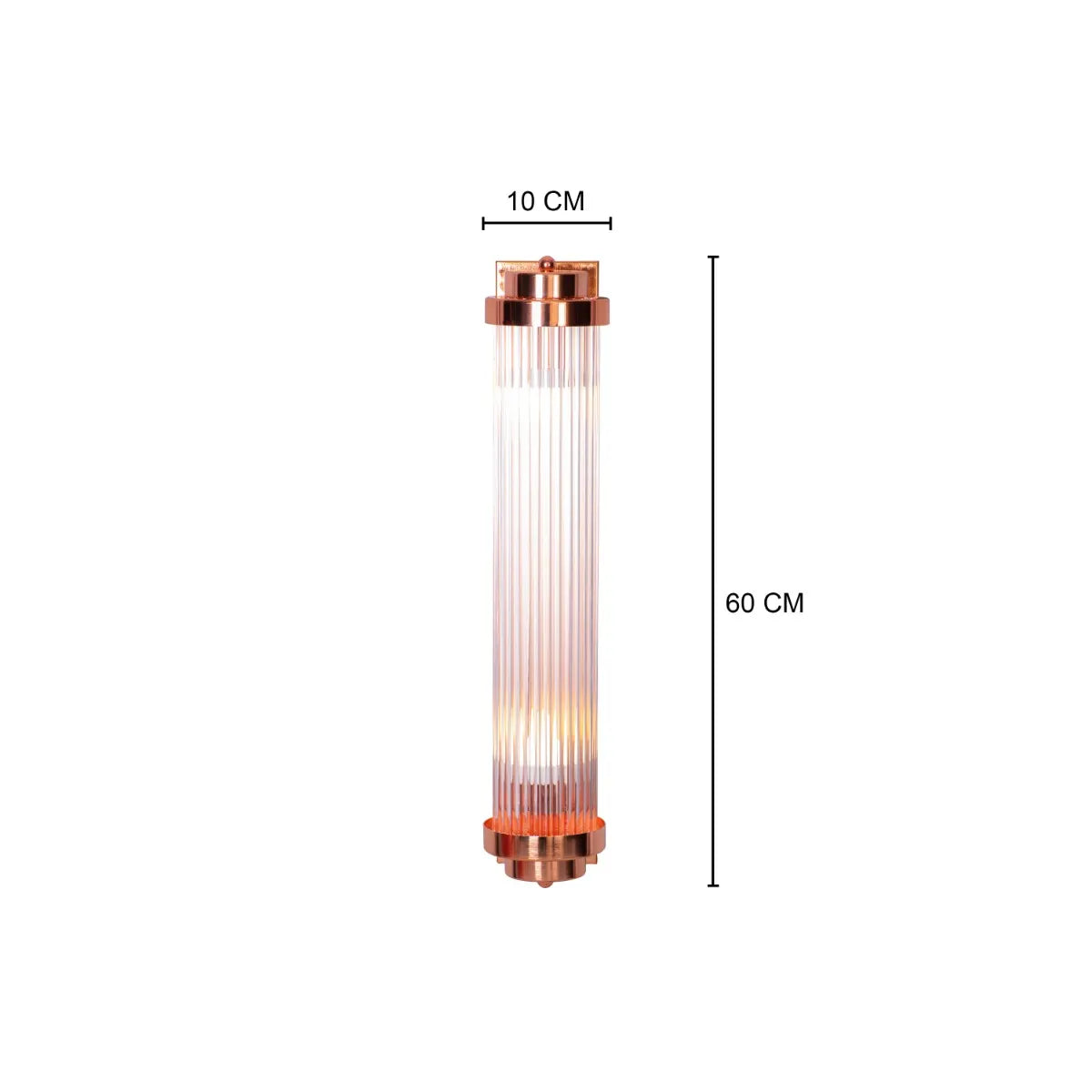 Dream On Glass Tube Wall Light