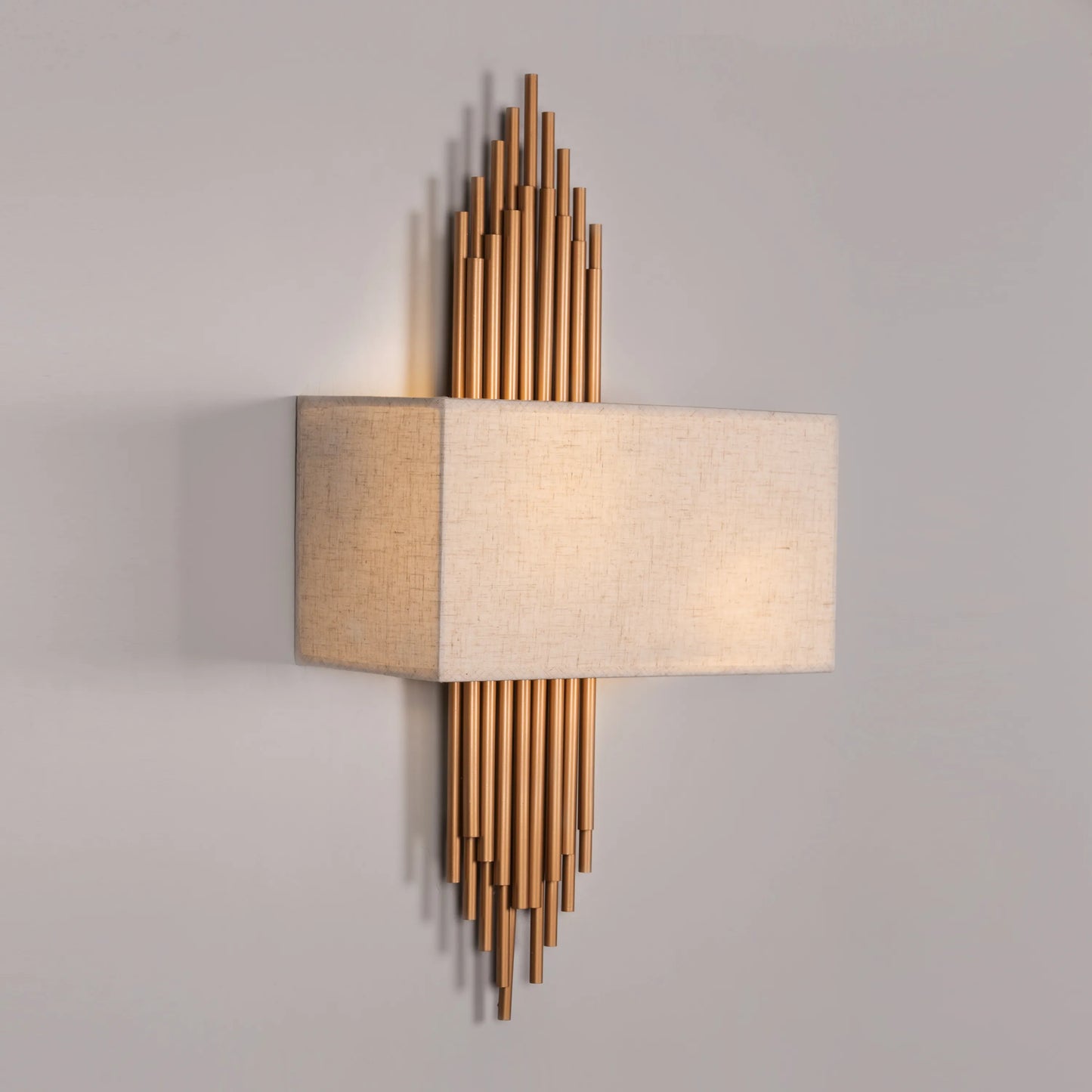Cityscape (Gold, Off White) Wall Light