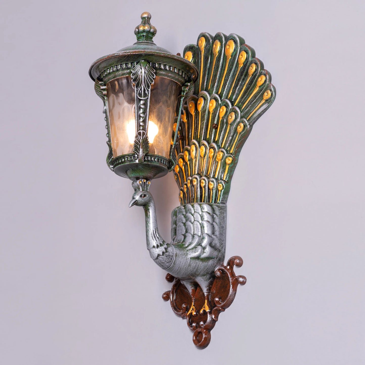 Plume Frosted Glass Wall Light