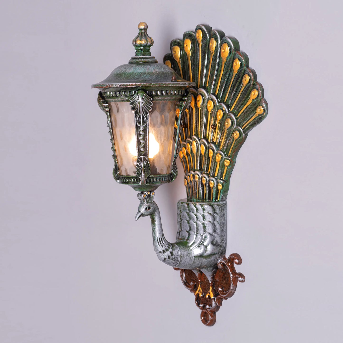 Plume Frosted Glass Wall Light