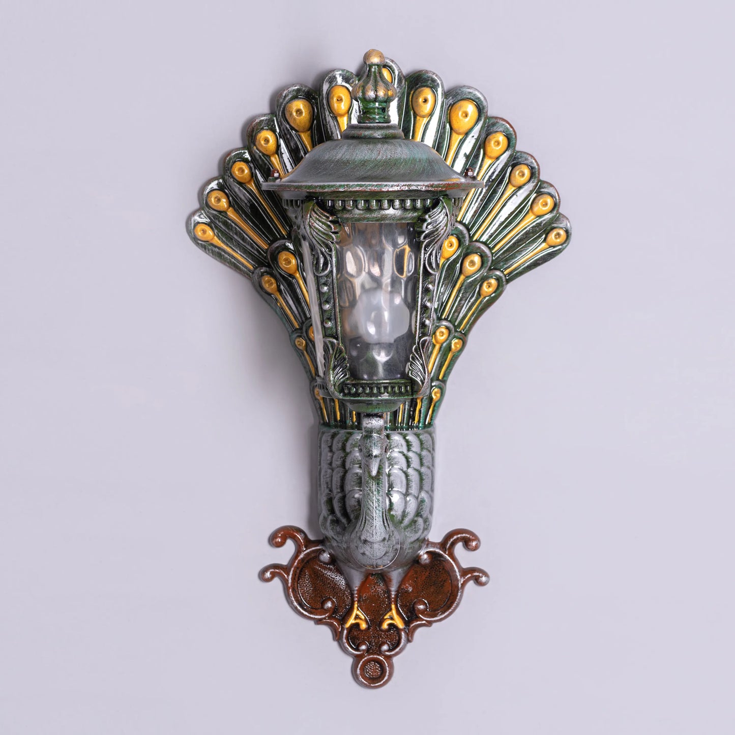 Plume Frosted Glass Wall Light