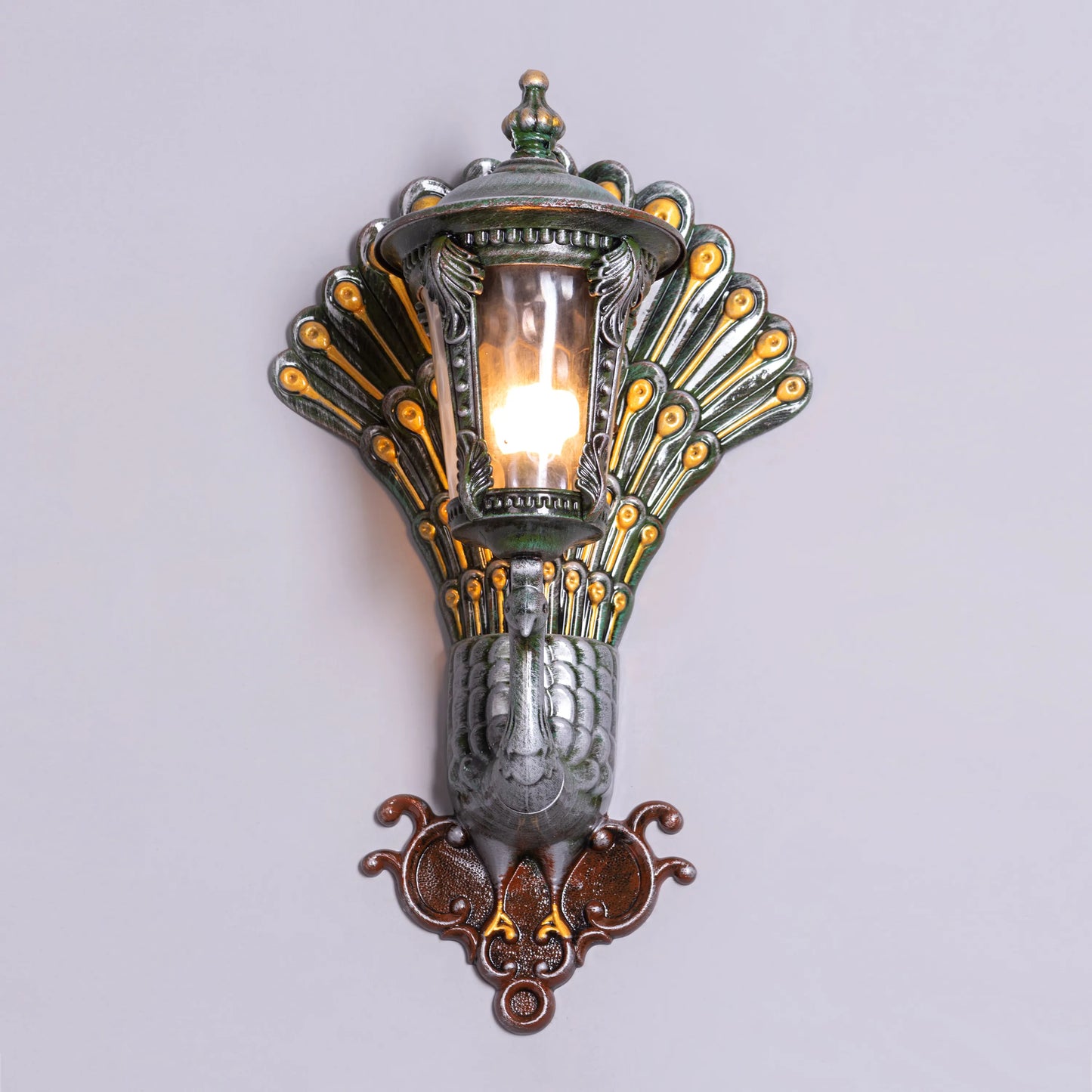 Plume Frosted Glass Wall Light