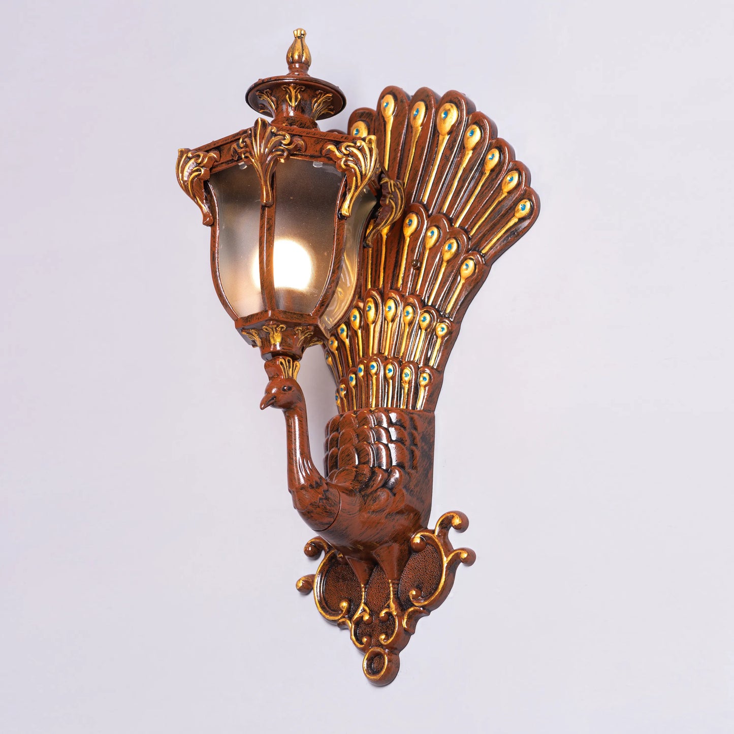 Plume Frosted Glass Wall Light