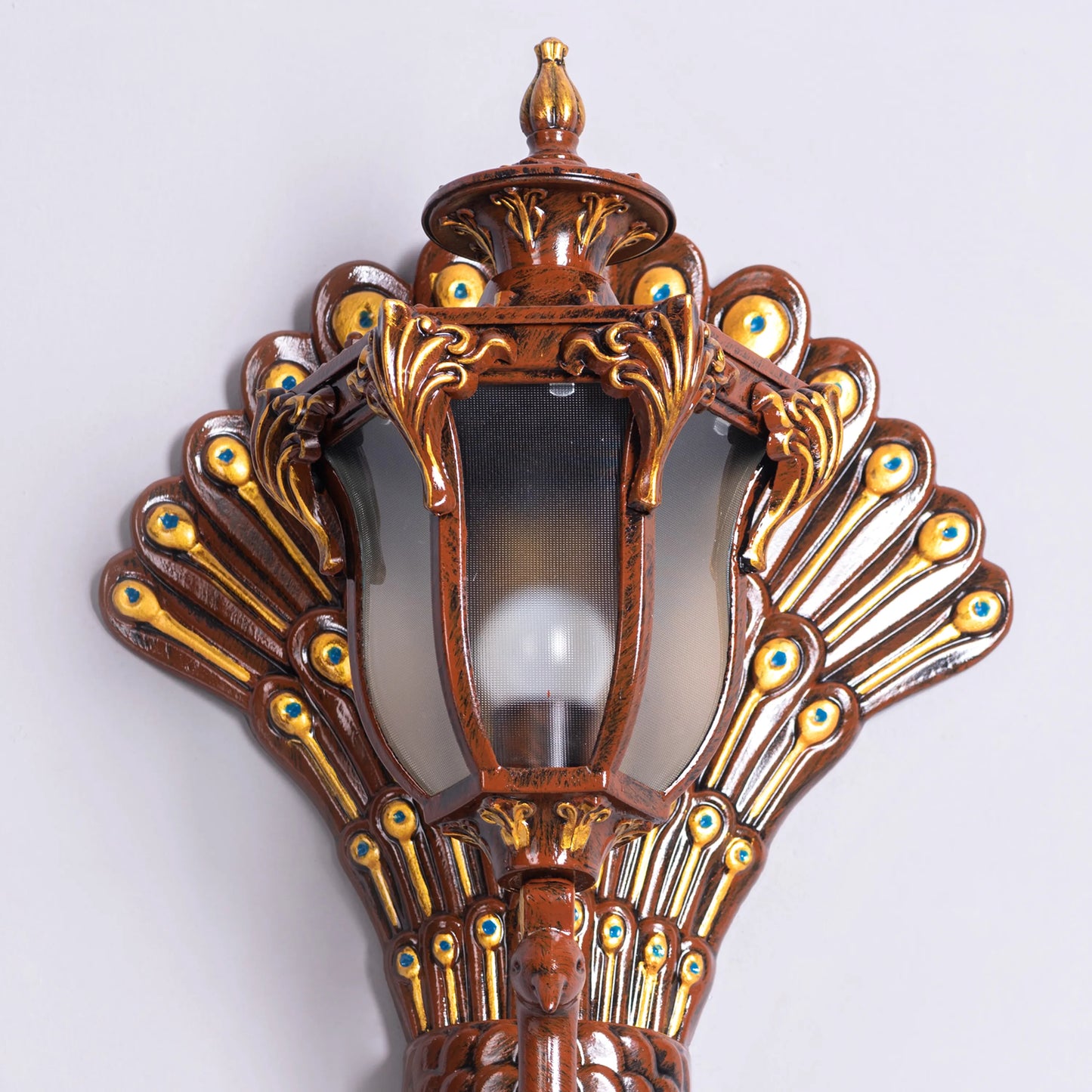 Plume Frosted Glass Wall Light