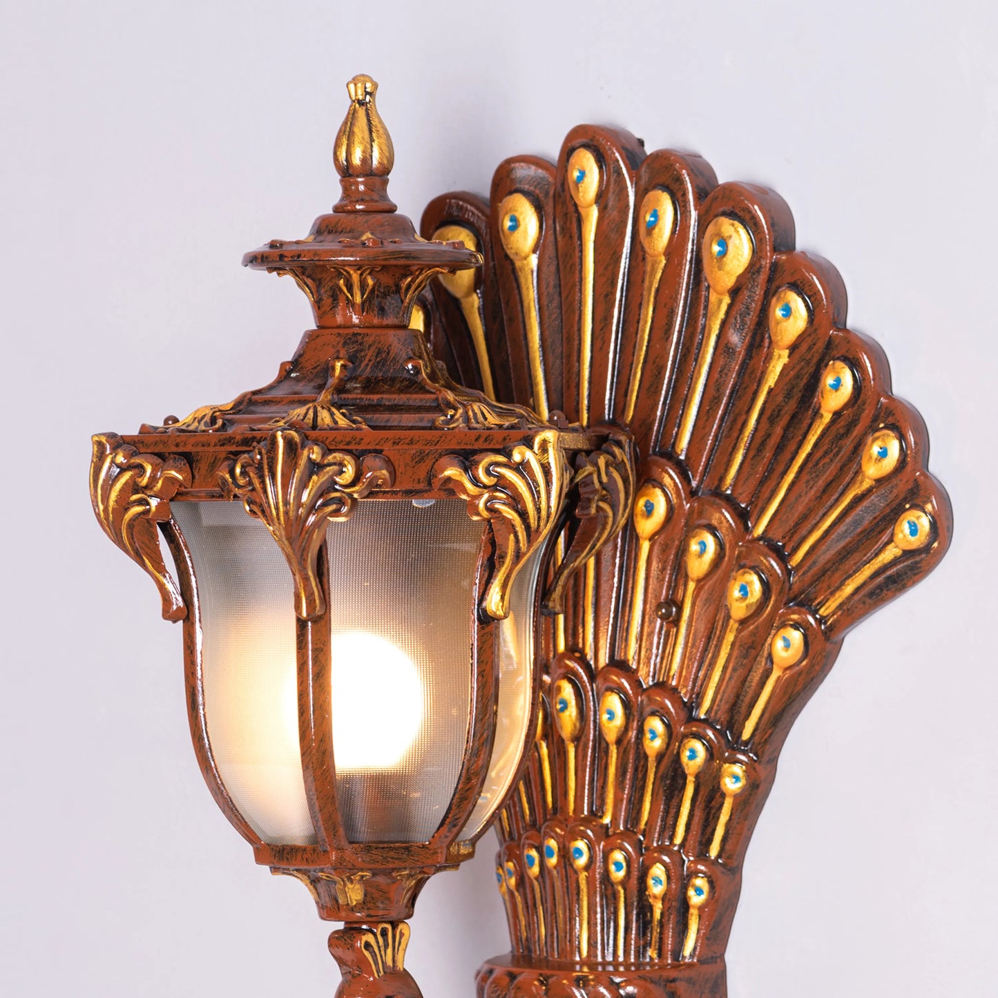 Plume Frosted Glass Wall Light