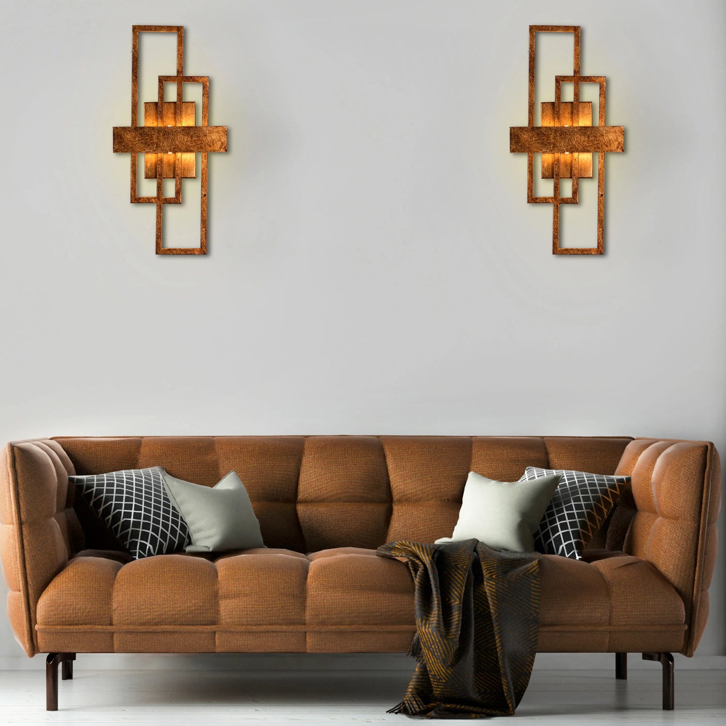 Never Gets Old Foil Wall Light – a modern wall light with a unique foil texture, offering ambient lighting perfect for adding elegance and warmth to living rooms, bedrooms, and hallways.