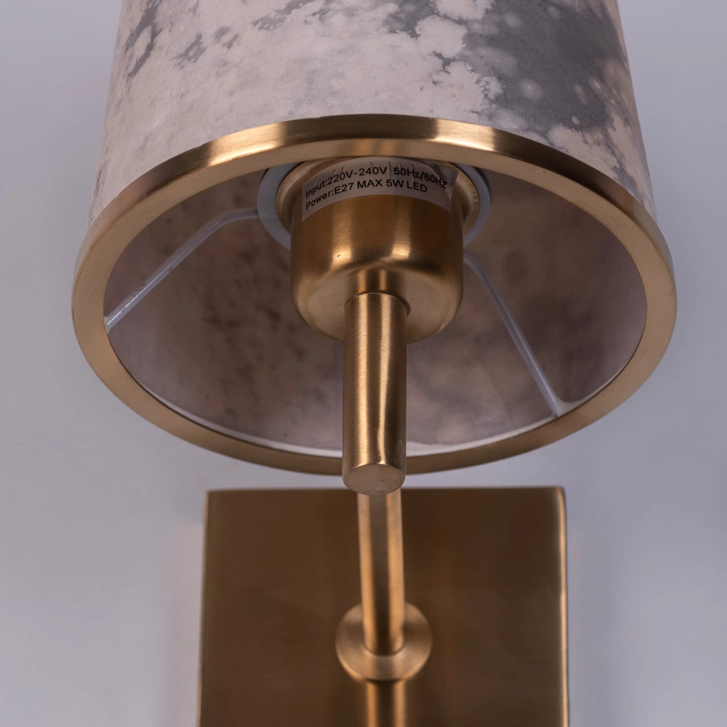 Clean Slate Stone Veneer Wall Light