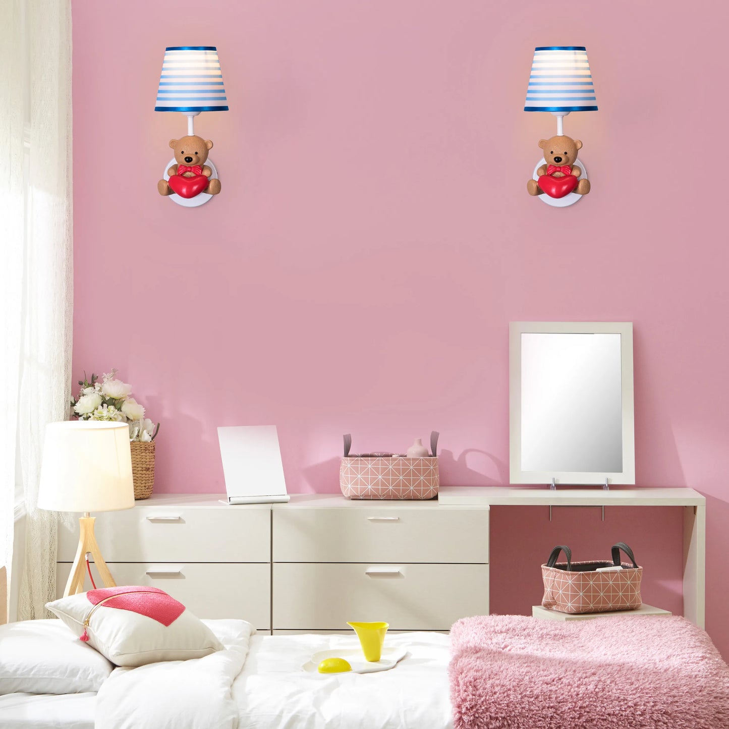 Bear to Care Kid's Room Wall Light