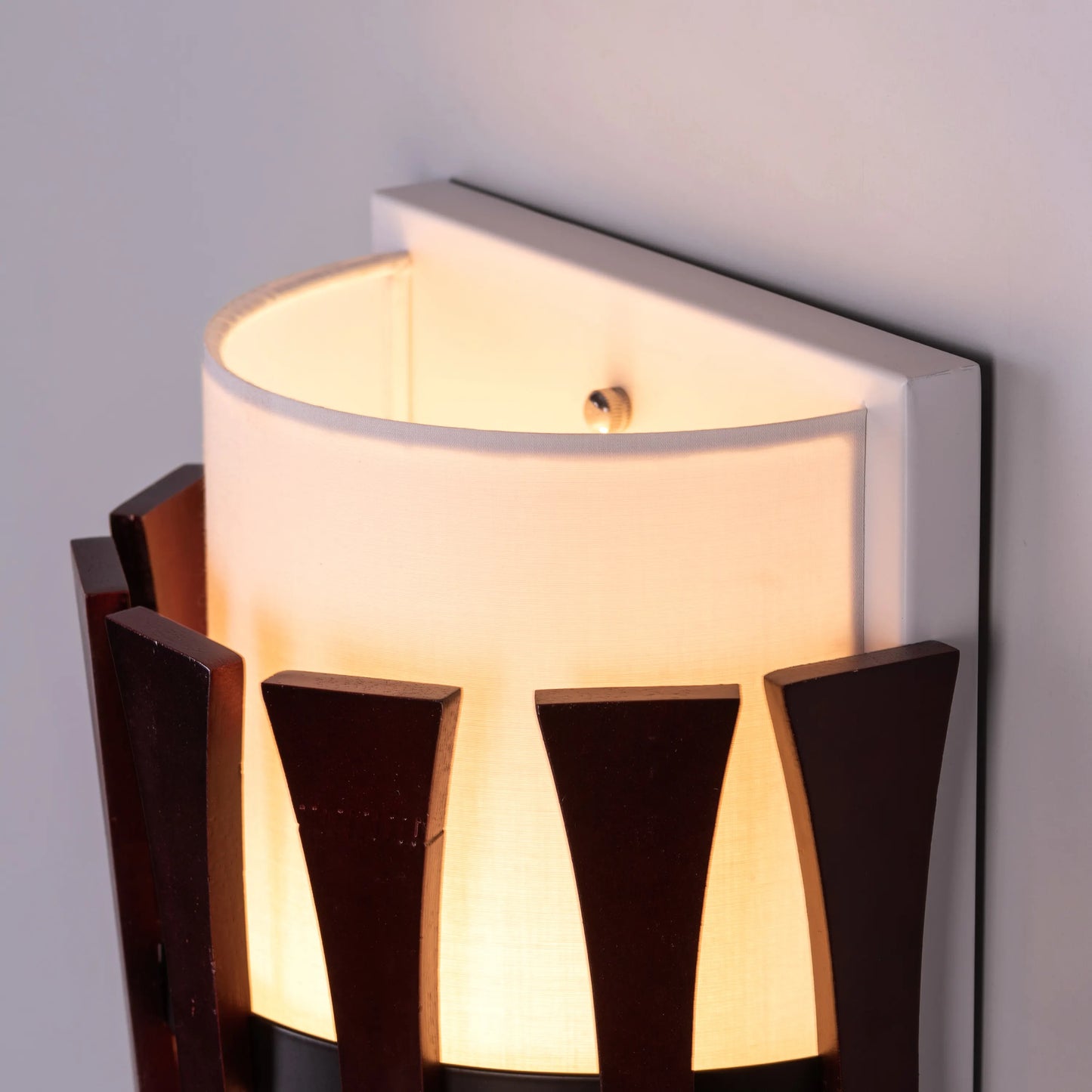 Positive Energy Wooden Wall Light