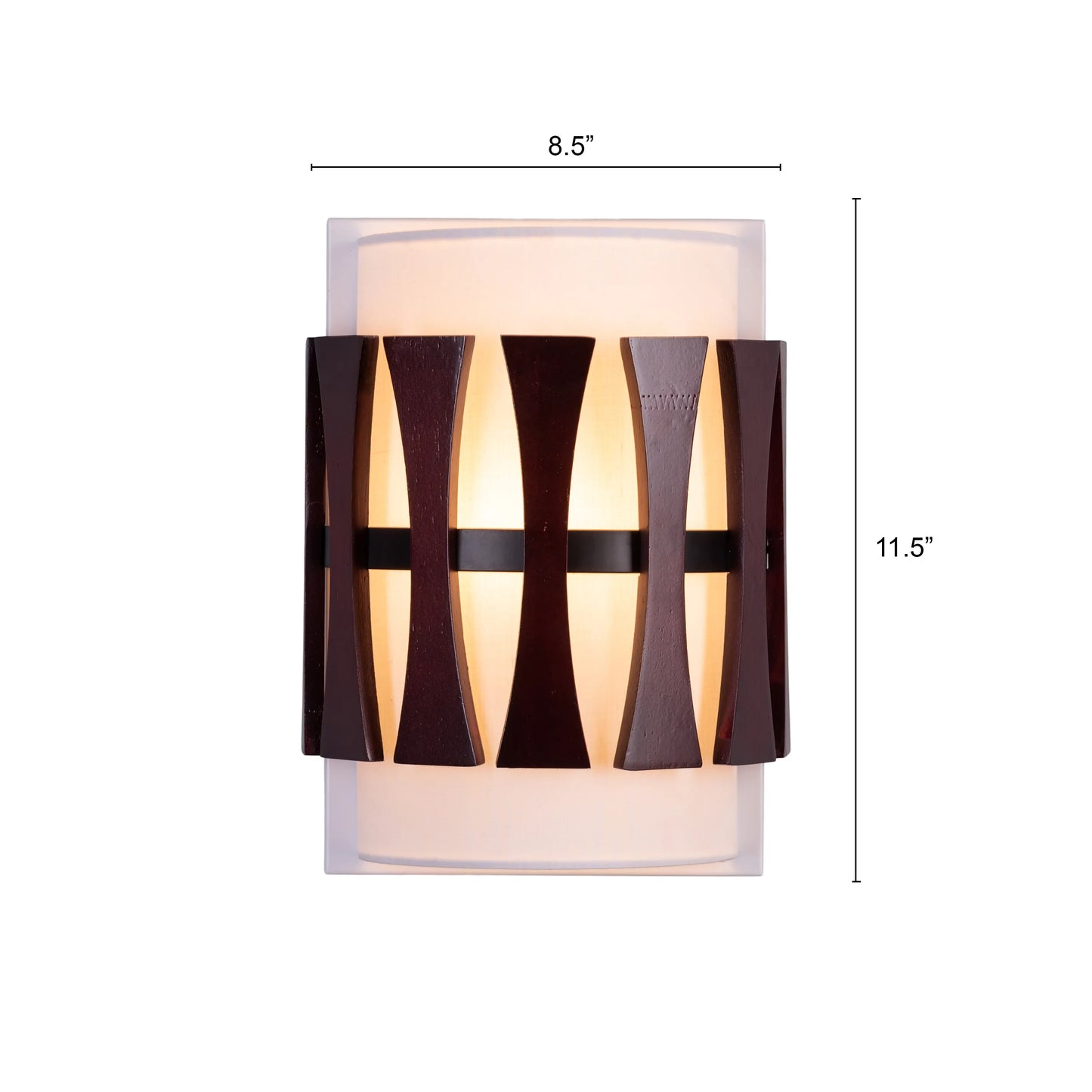 Positive Energy Wooden Wall Light
