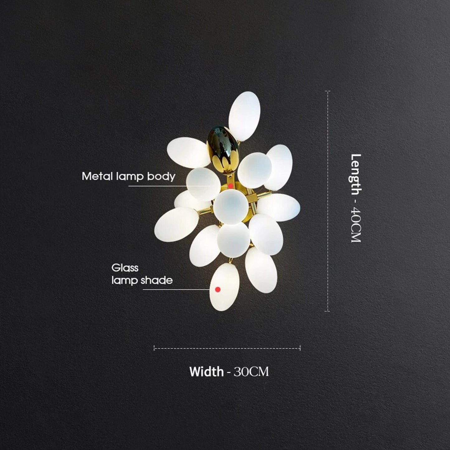 Uvae Albae Wall Light - Awakening the Spirit