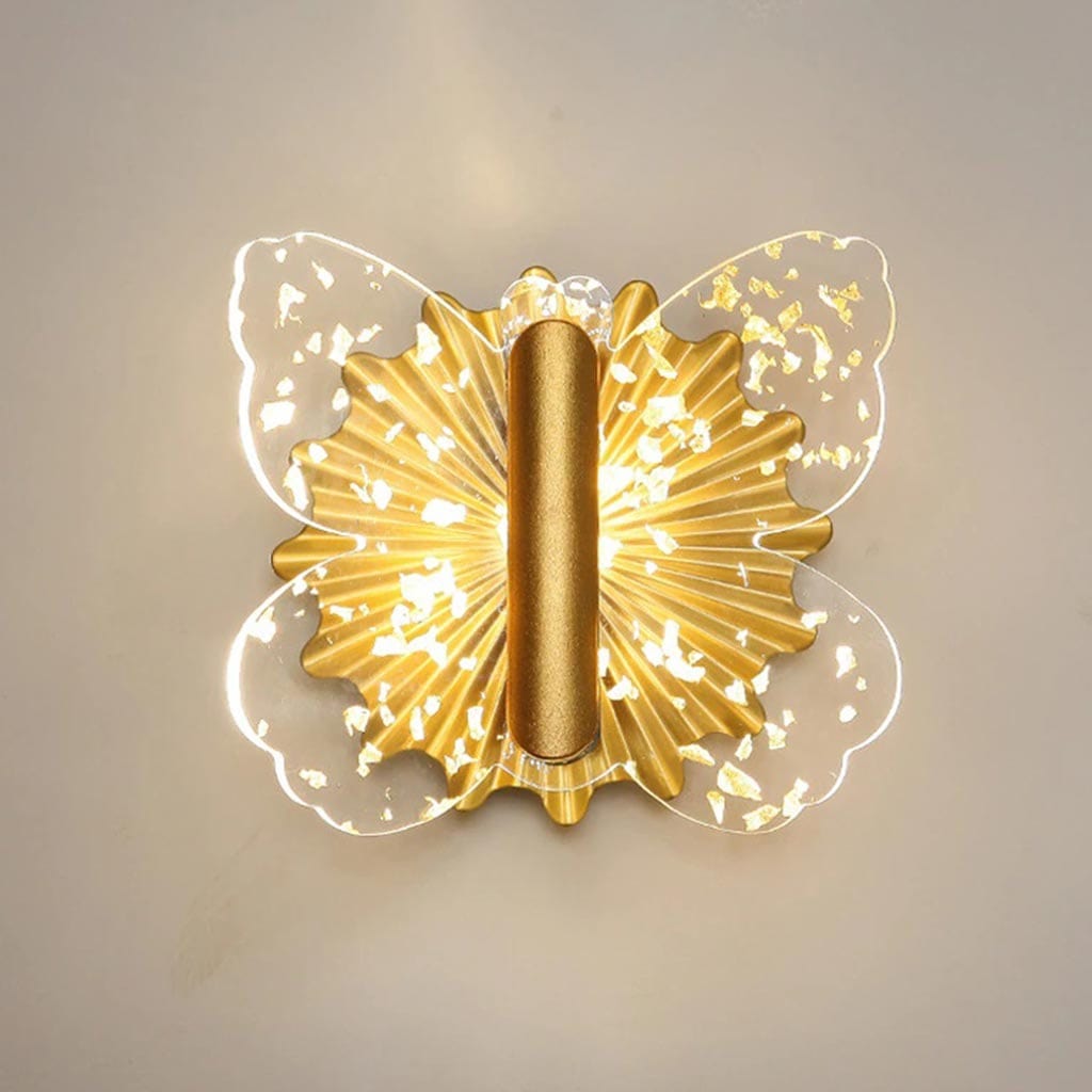 Enchanting dance of light and shadow from a mystical wall light