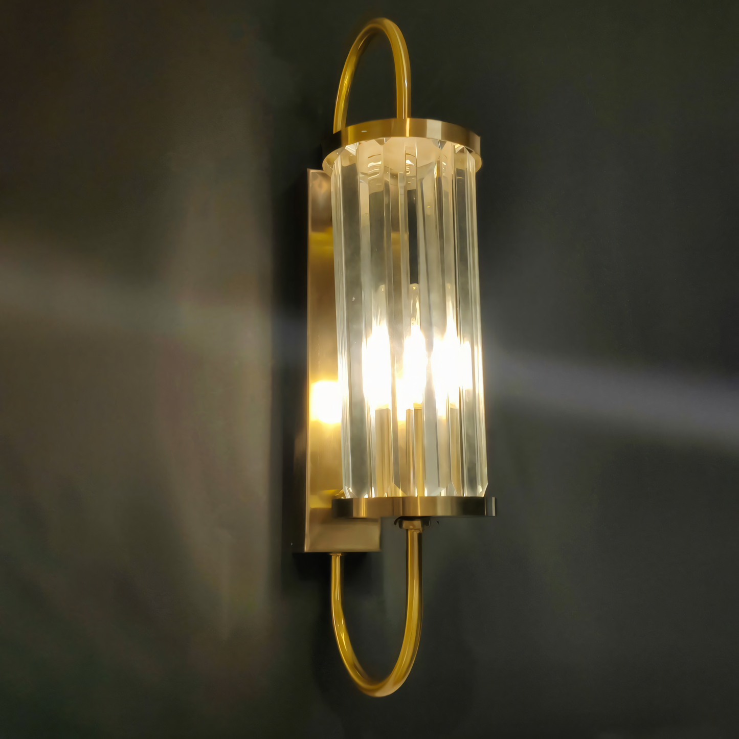 Modern Vintage Glass Wall Light