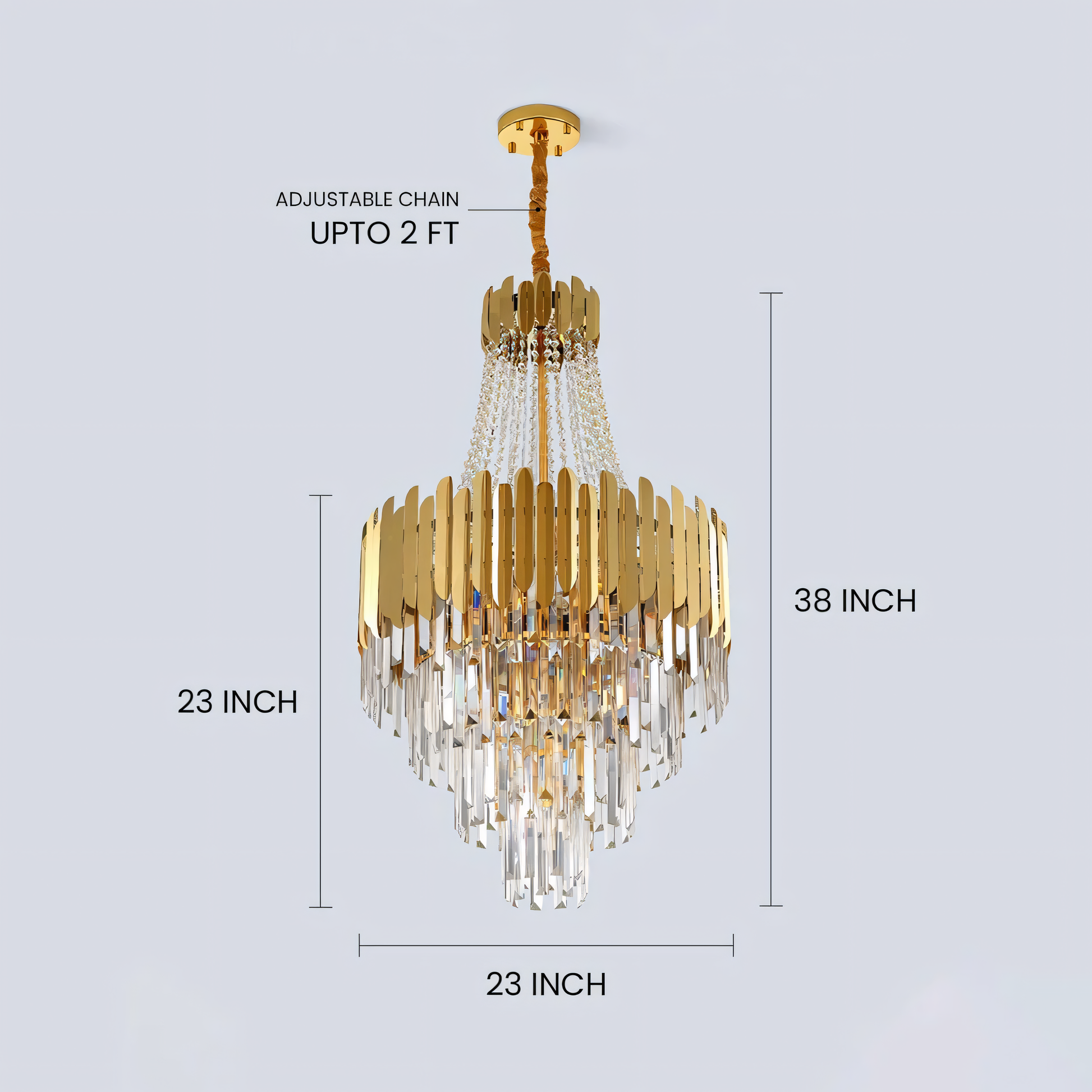 Opulent Italian-inspired chandelier design