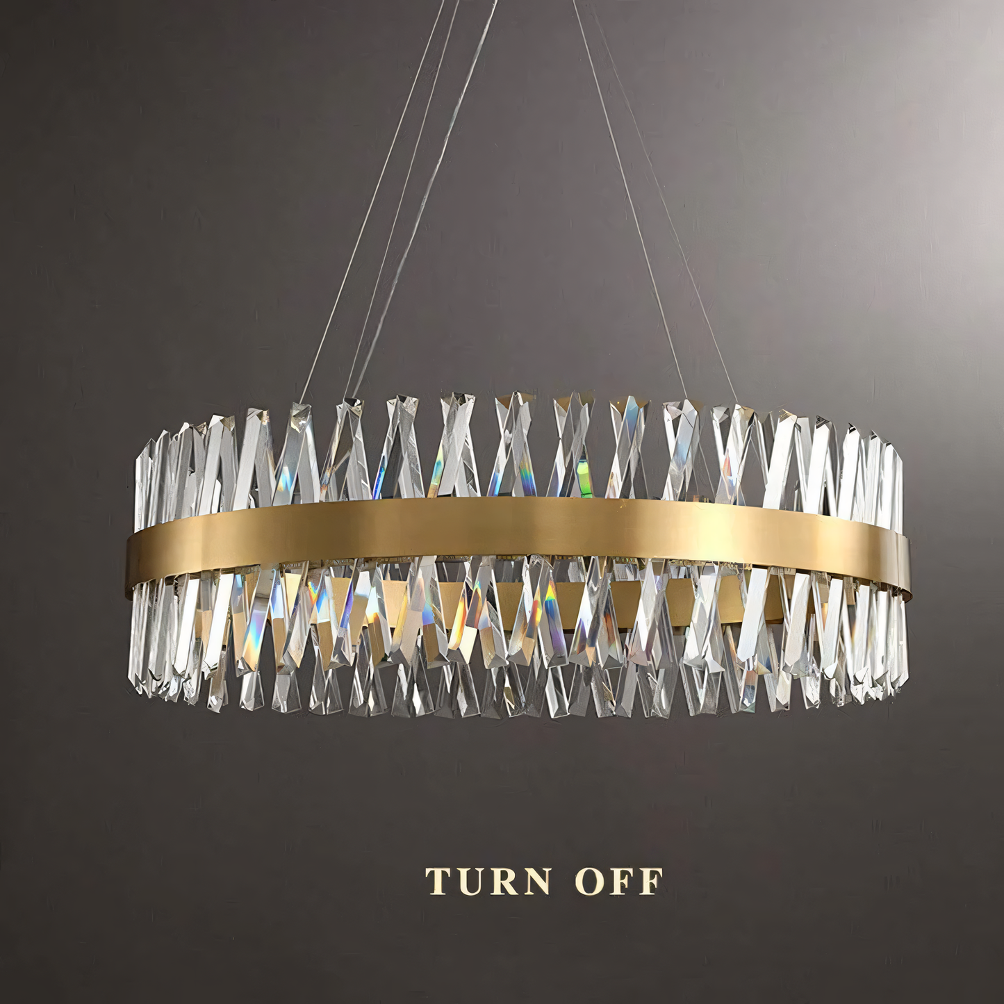 Breathtaking Pravuum ZigZag chandelier, a vision of refined architectural elegance