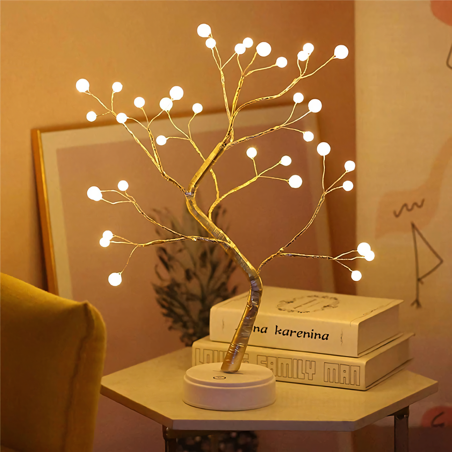 Decorative LED Auric Bonsai Tree Table Lamp